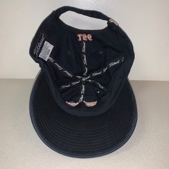 TITLEIST GOLF Adjustable Hat Cap Black - Picture 7 of 8